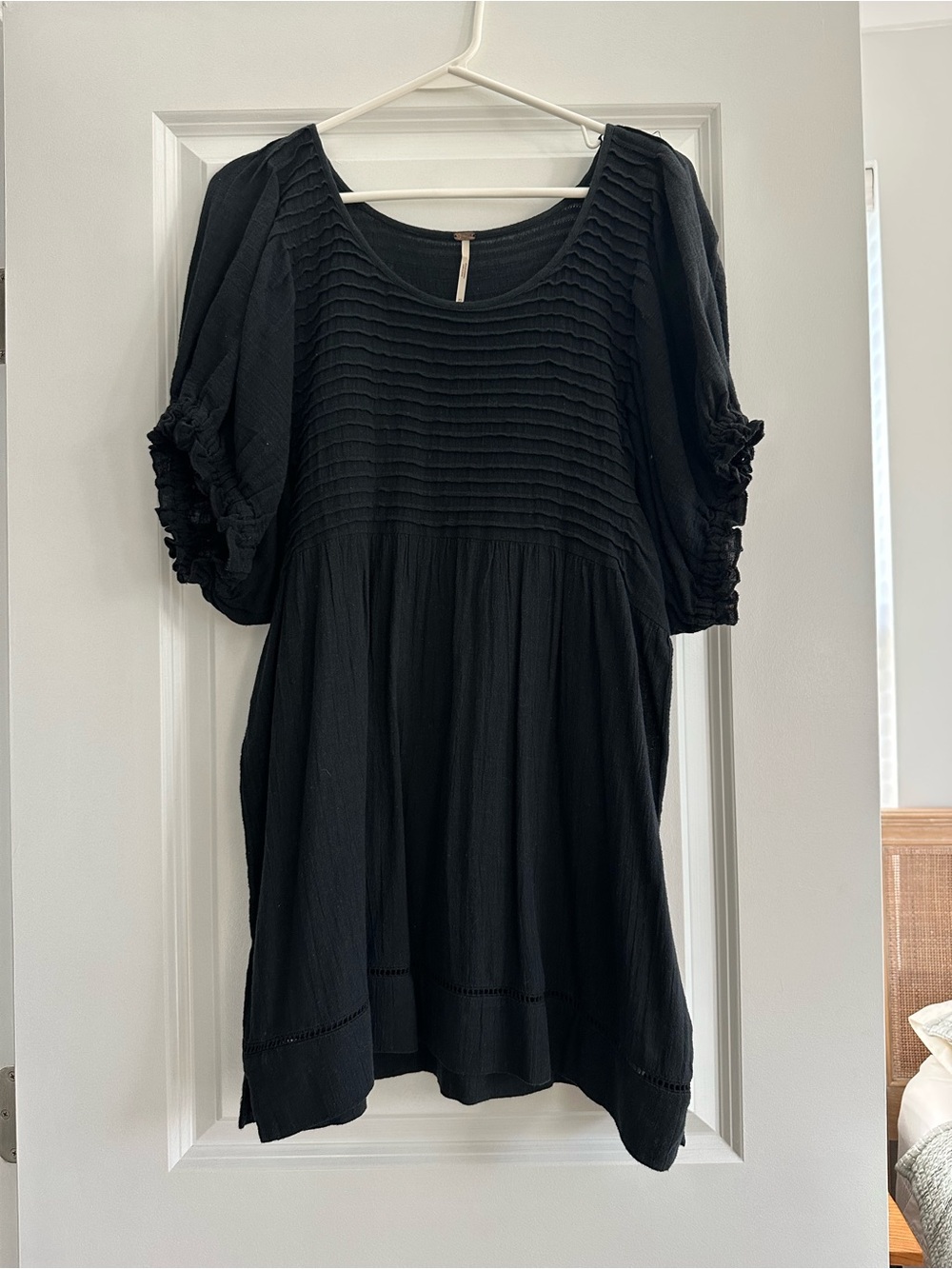 Free People Black Babydoll Dress